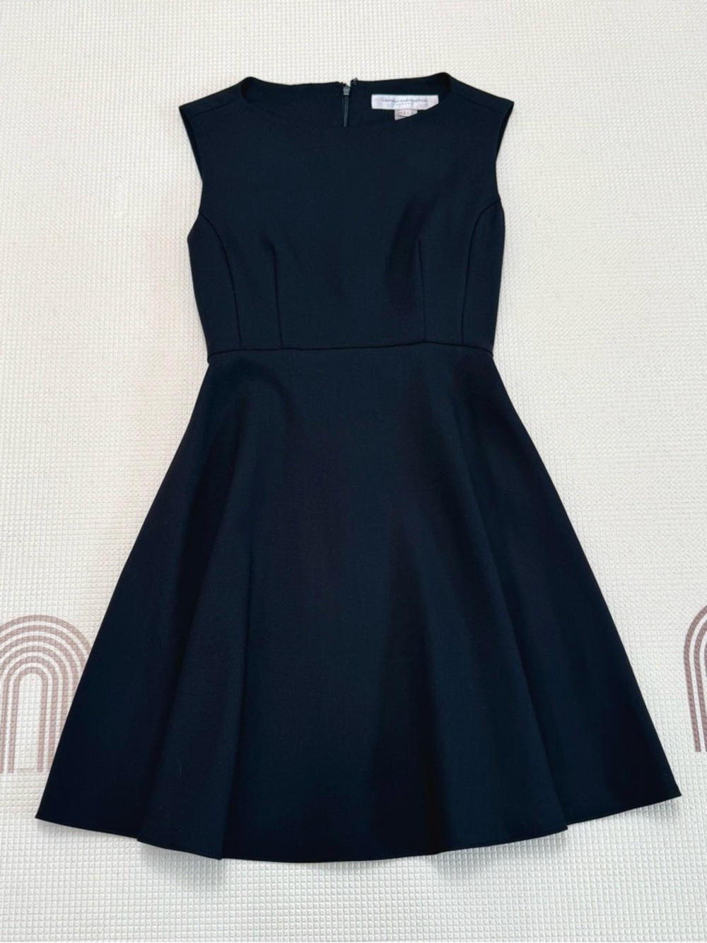 French Connection Classic Black Fit & Flare Dress – Size US 0